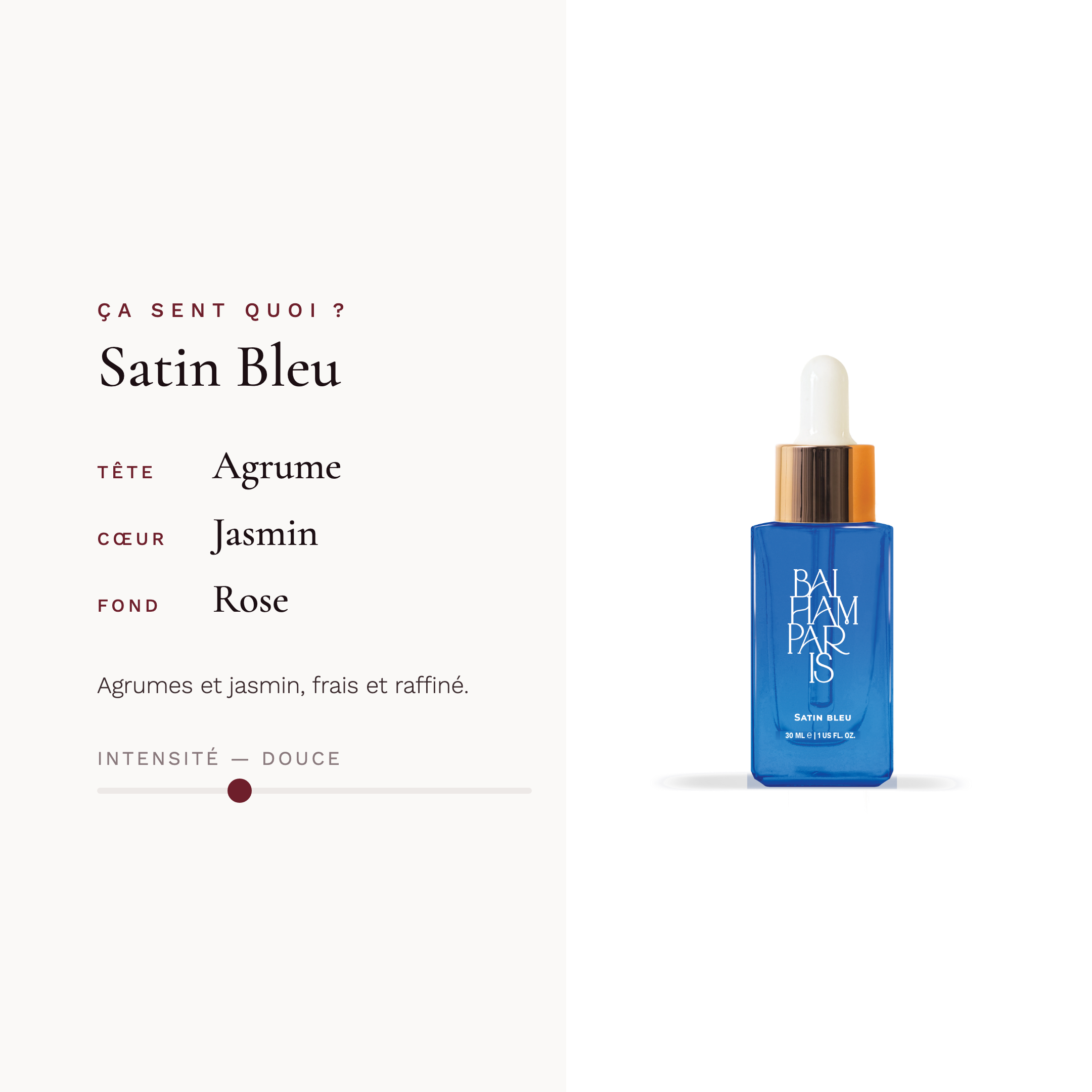 Blauw satijn