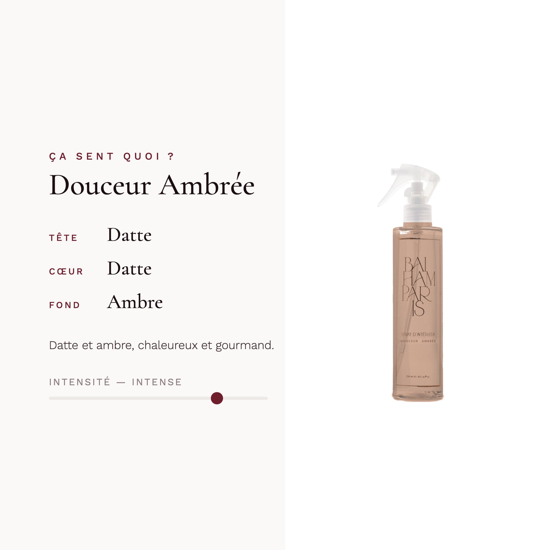 Douceur ambrée