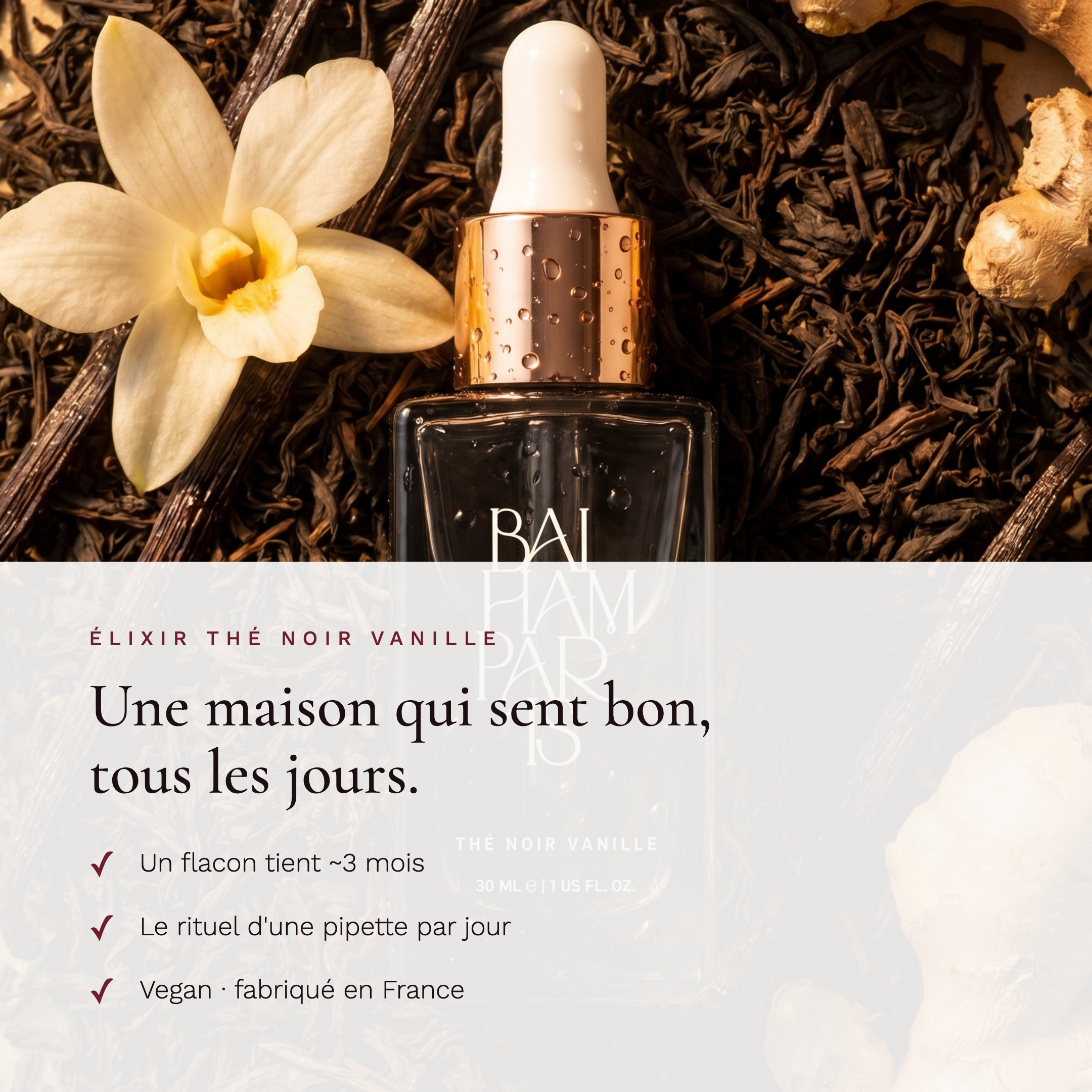 Thé noir vanille