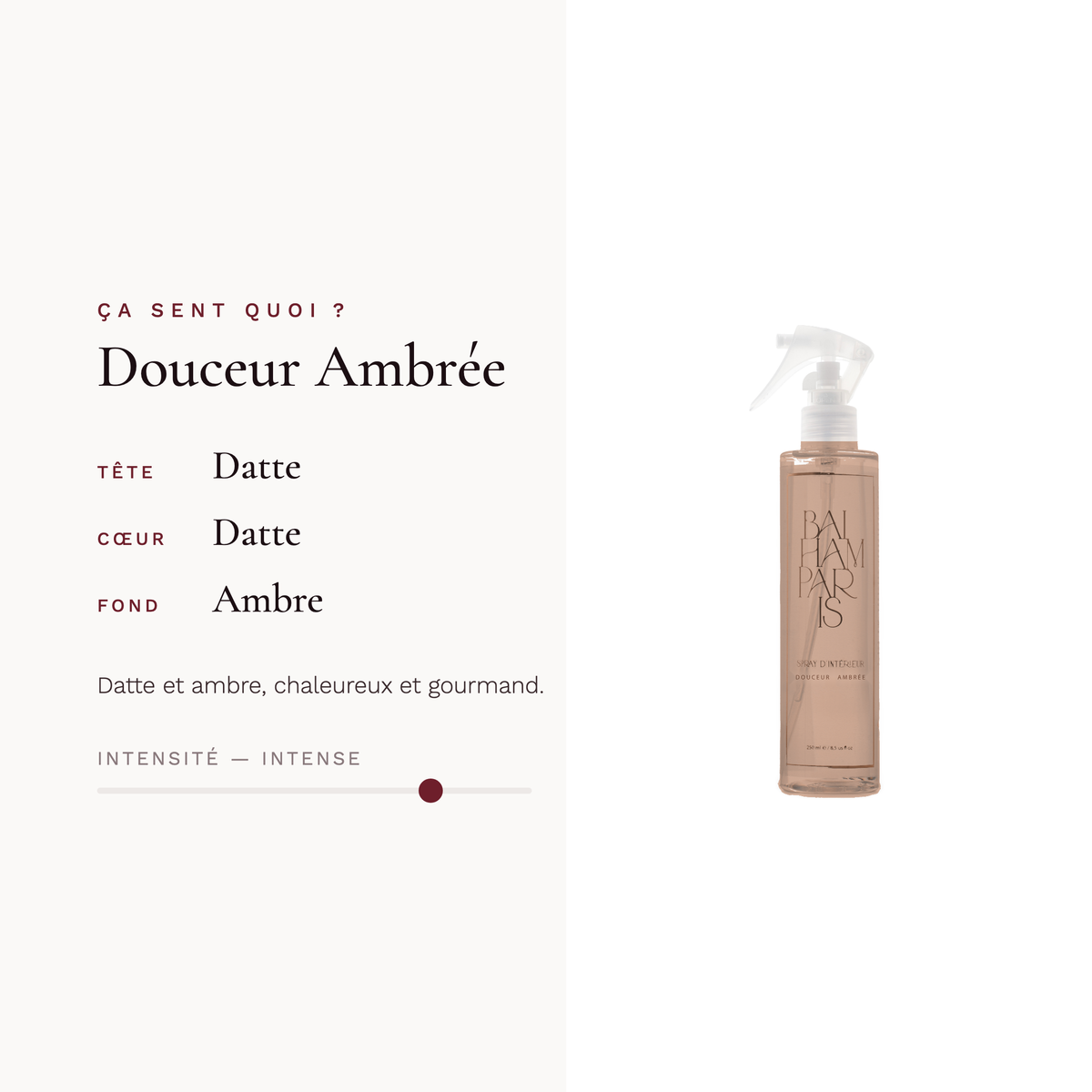 Douceur ambrée