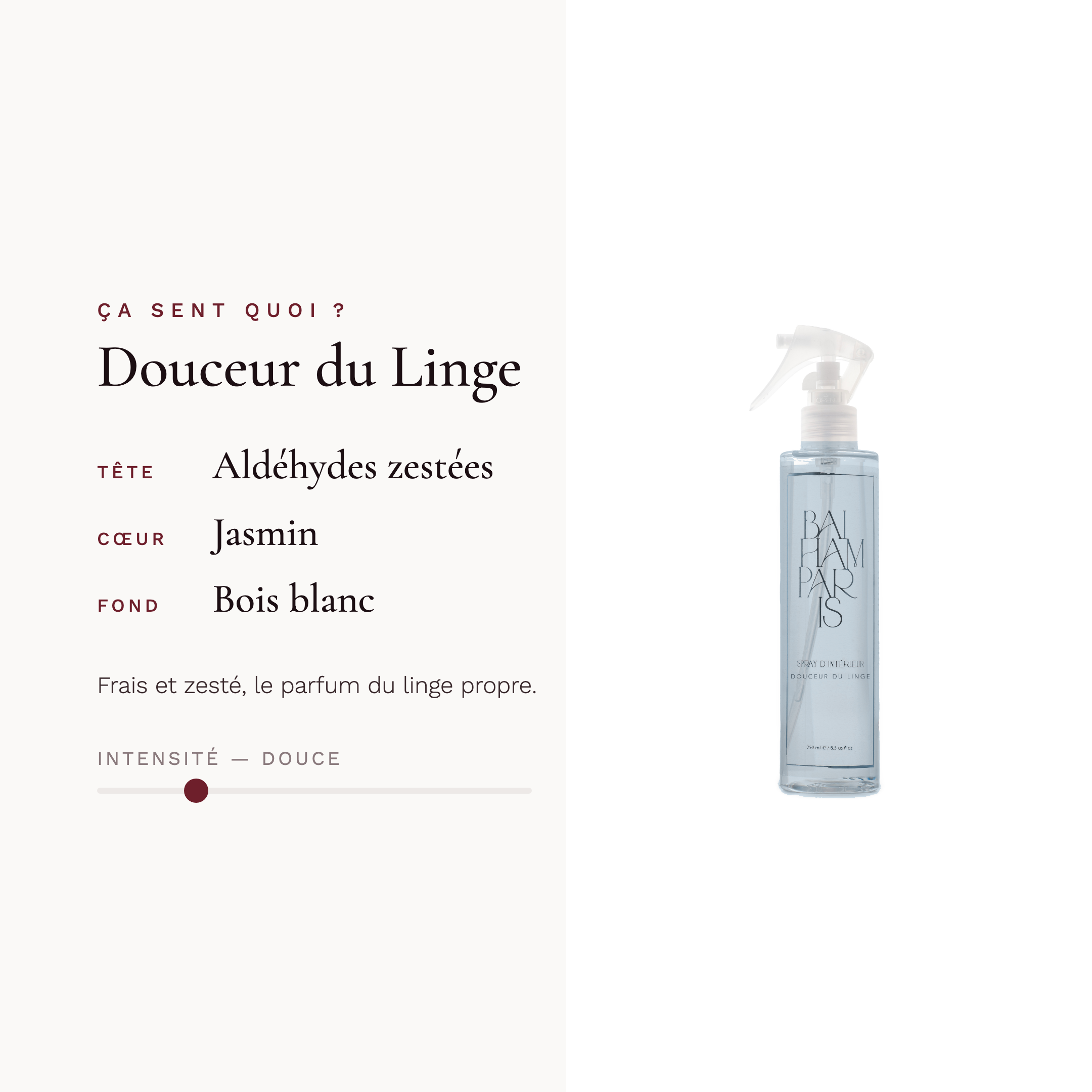 Douceur du linge